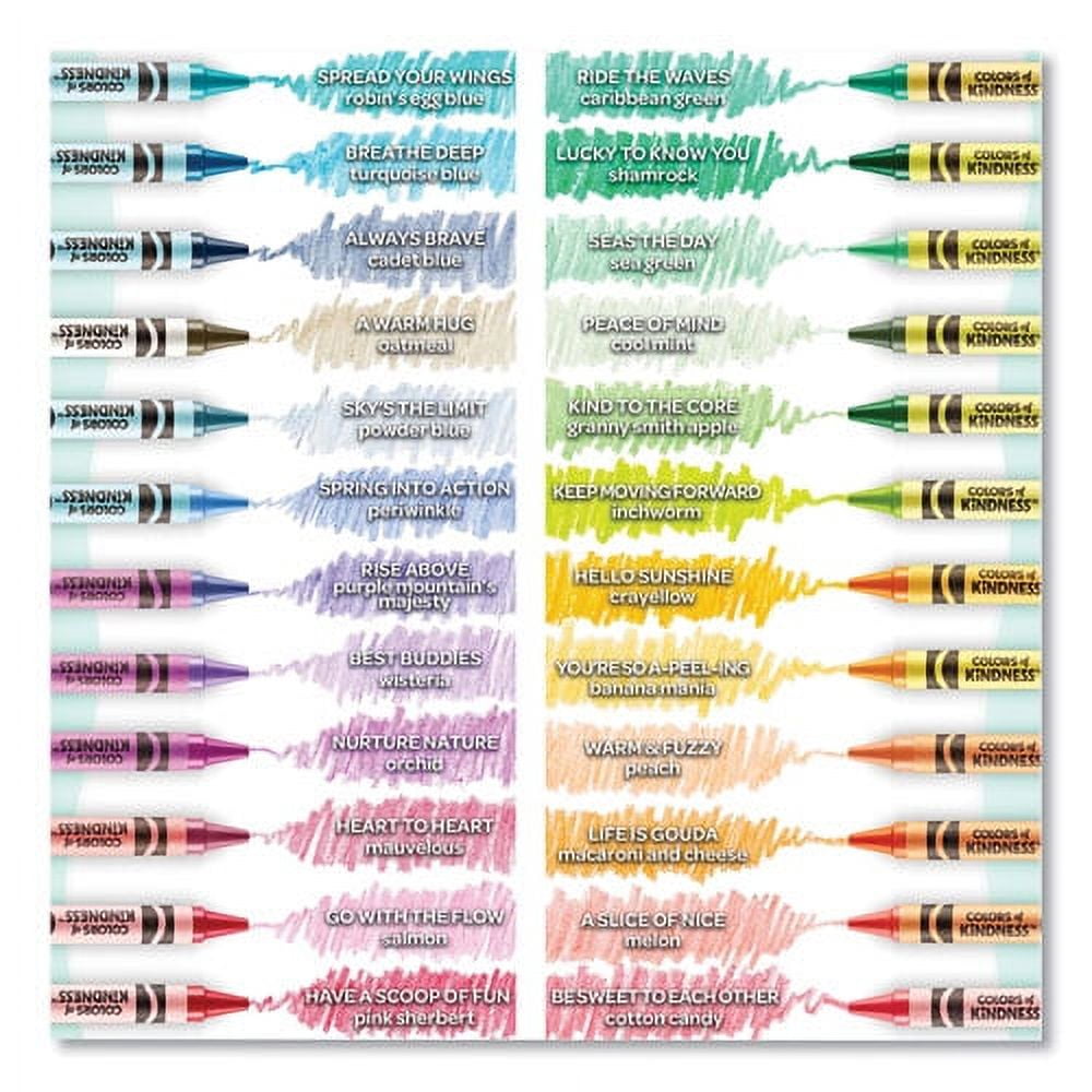 Colors of Kindness Crayons, Assorted, 24/Pack | Bundle of 2 Packs